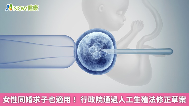 女性同婚求子也適用! 行政院通過人工生殖法修正草案