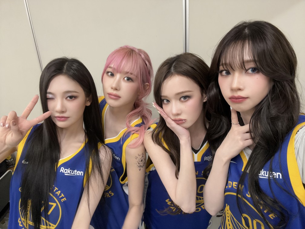 NBA(影)／NBA全明星第三階段票選結果出爐！南韓大勢女團aespa幫柯瑞拉票