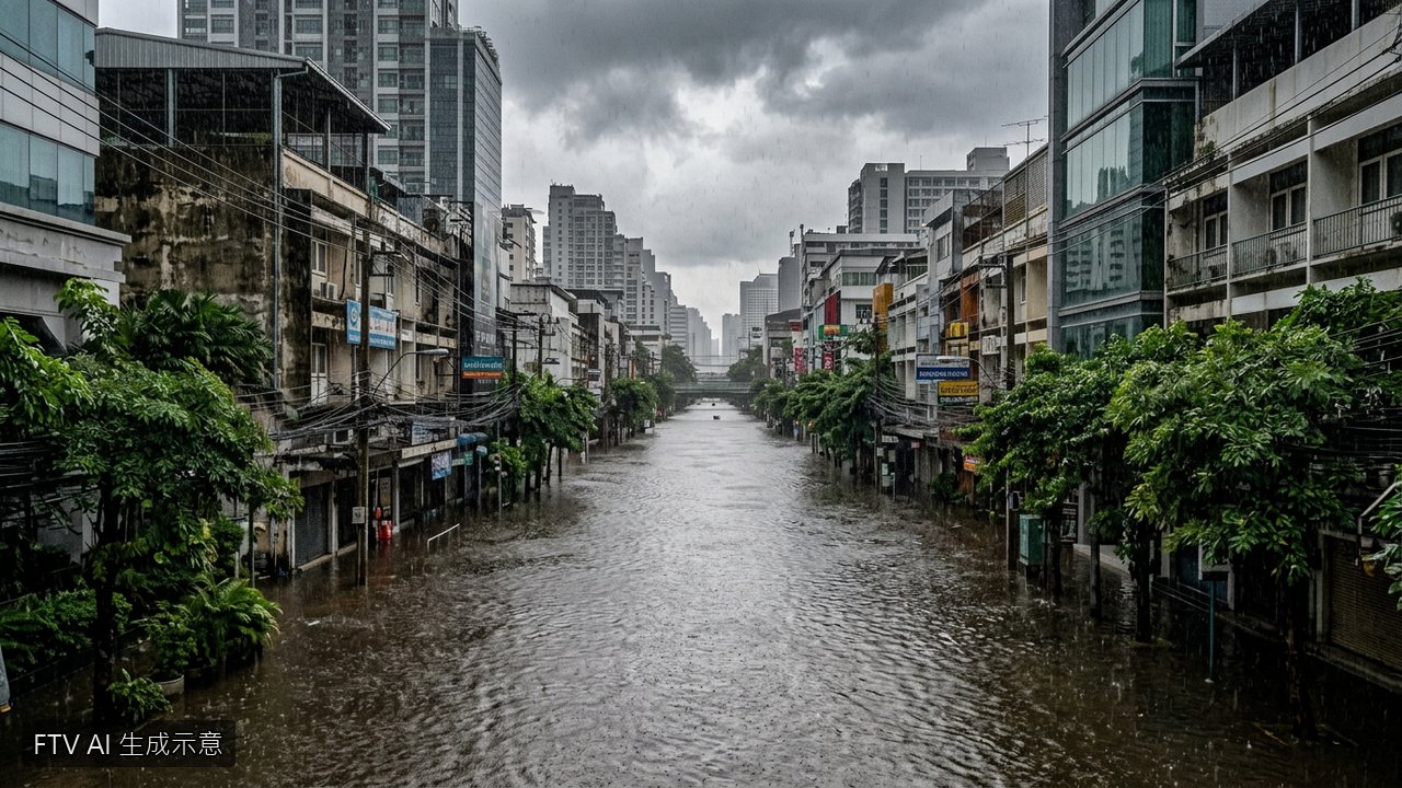 連日暴雨釀災！曼谷全區淪陷 50個行政區宣布進入災難狀態