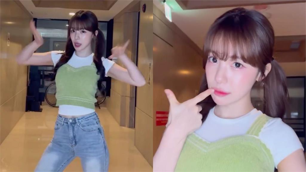 李多慧挑戰《Ms. Potato》洗腦熱曲　雙馬尾扭腰比心萌度爆表