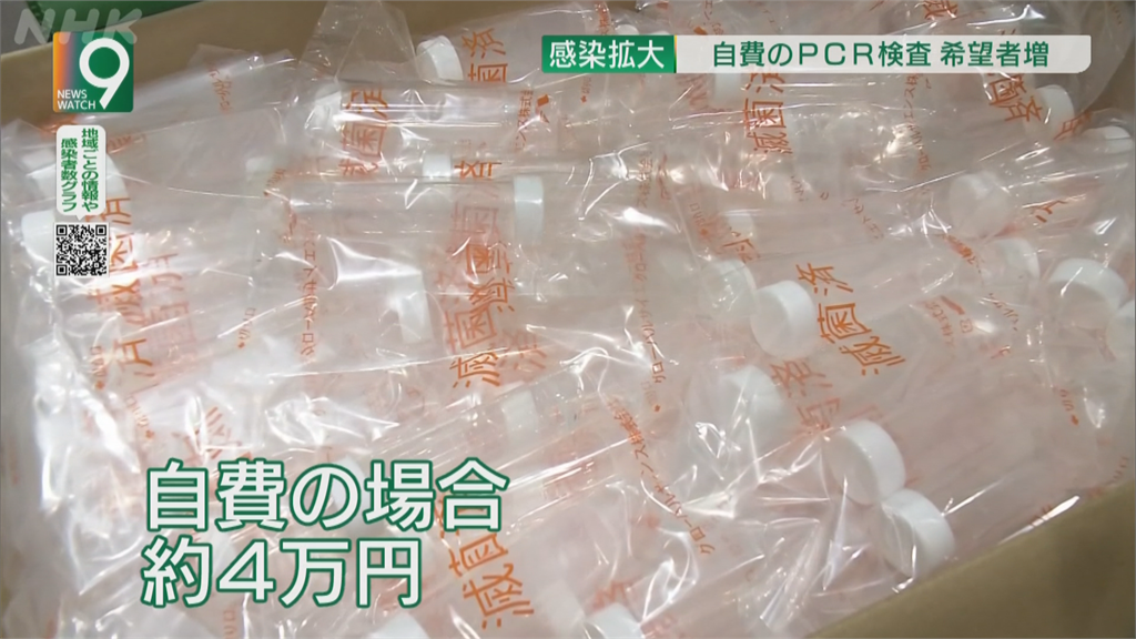 醫界人士:日本正在第二波疫情高峰 民眾紛紛自費PCR篩檢