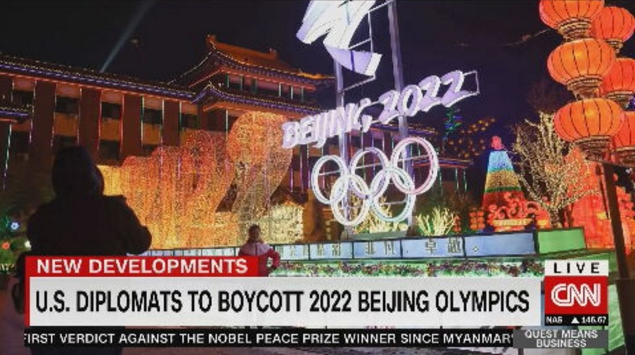 抗議中國人權迫害 美國宣布外交抵制北京冬奧
