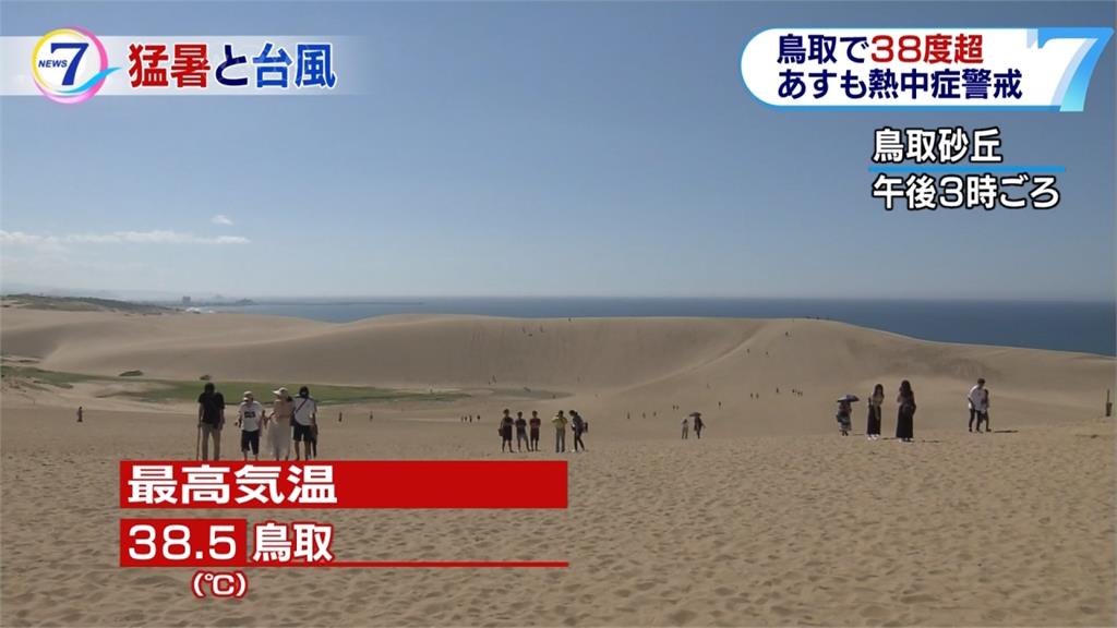 日本再現高溫 一週上萬人中暑送醫