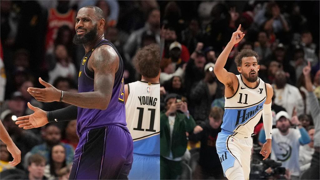 NBA(影)／湖人132：134不敵老鷹　詹皇紀錄夜又成「里程悲」