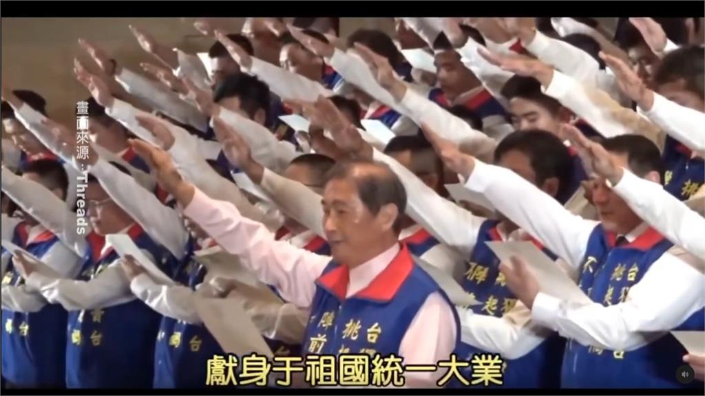 張安樂率統促黨唱中國國歌　「獻身統一大業」　民眾：想當中國人就過去