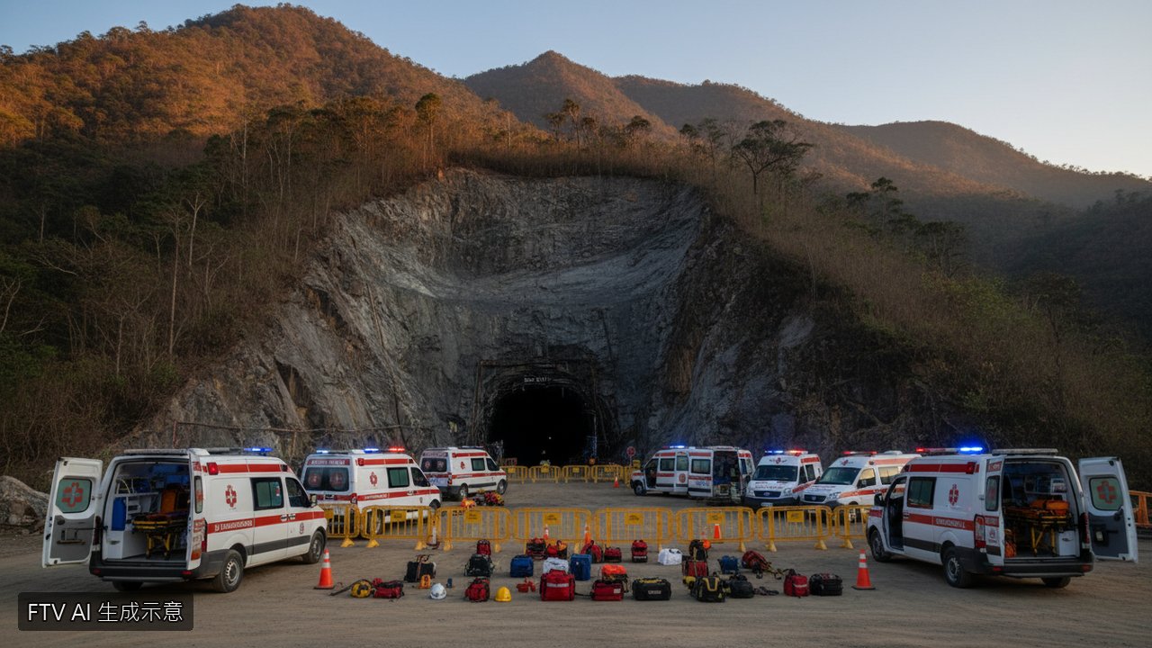 哥倫比亞合法礦場驚傳爆炸！12名礦工受困地底生死未卜