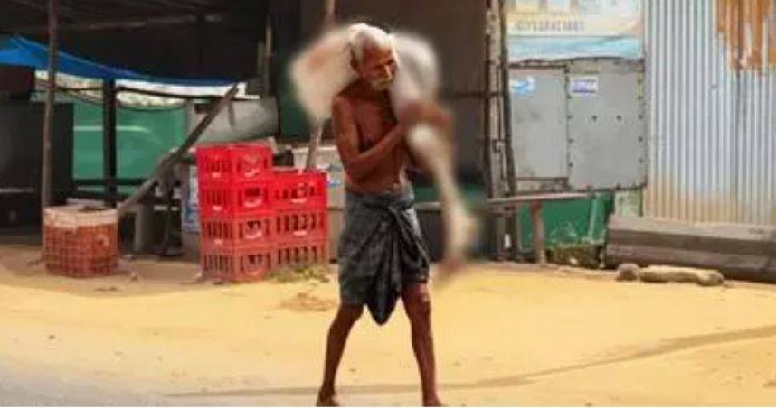 領亡姊存款被要求給證明！印男「挖墳抱屍」放銀行門口　驚悚畫面曝光