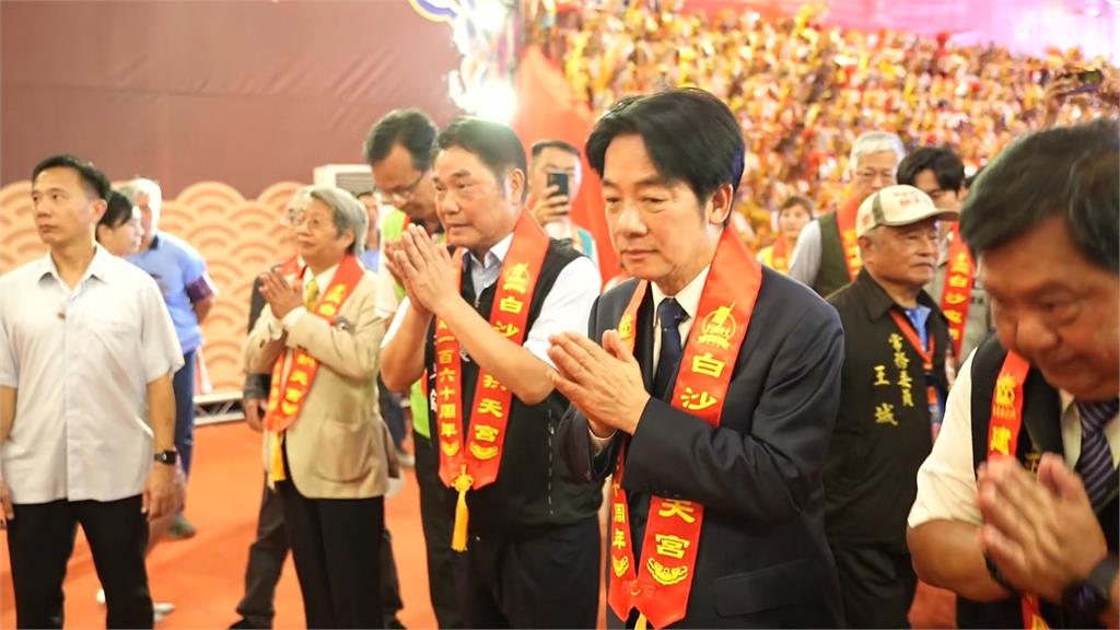 拔樁？賴清德參訪新埔鎮農會　國民黨籍鎮長全程陪同
