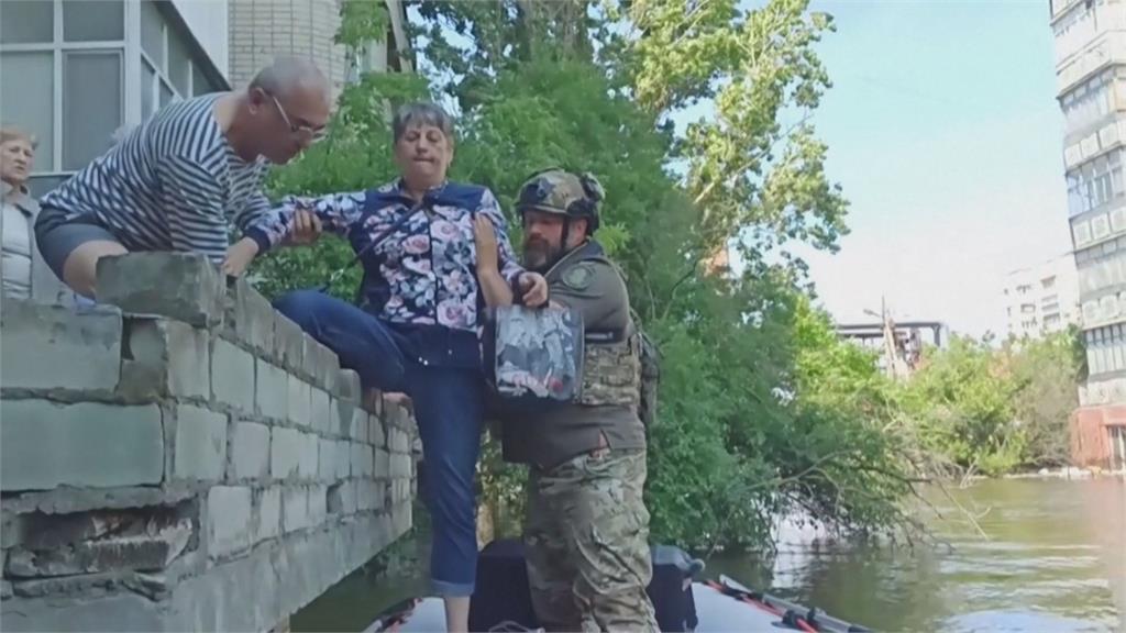 烏克蘭南部水壩遇襲　淹沒面積「超過兩個台北市」