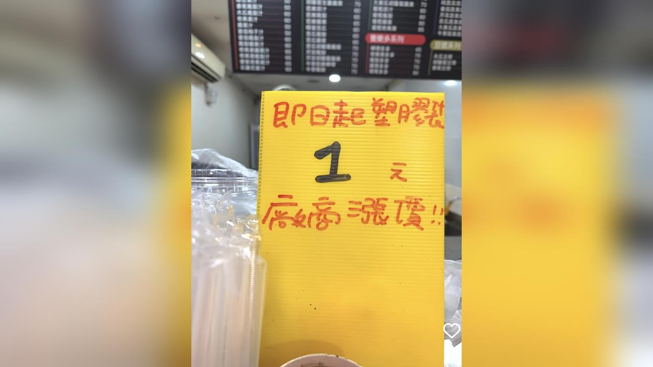 塑膠袋喊漲「１至５元不等」！小吃店、菜市場「不主動提供」