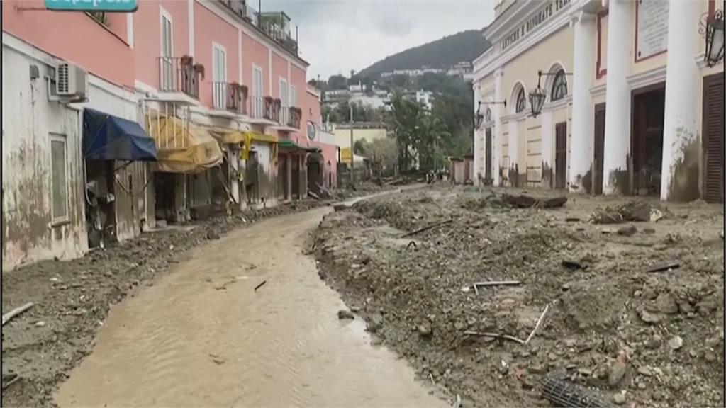 義大利伊斯契亞島爆發土石流 至少1死逾10失蹤