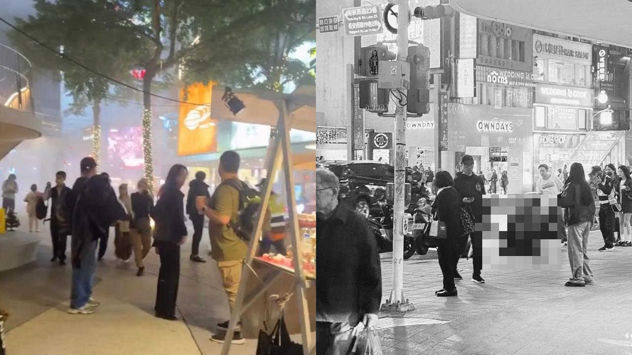 北捷煙霧彈還沒落幕!中山站外又有「隨機砍人」1男持長刀闖入誠品南西