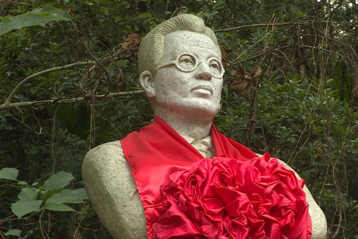 追思《民報》創辦人林茂生  台灣聖山立雕像