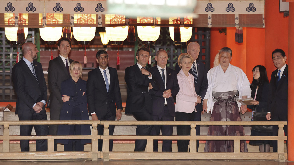 G7廣島峰會領袖訪宮島　維安做到滴水不漏