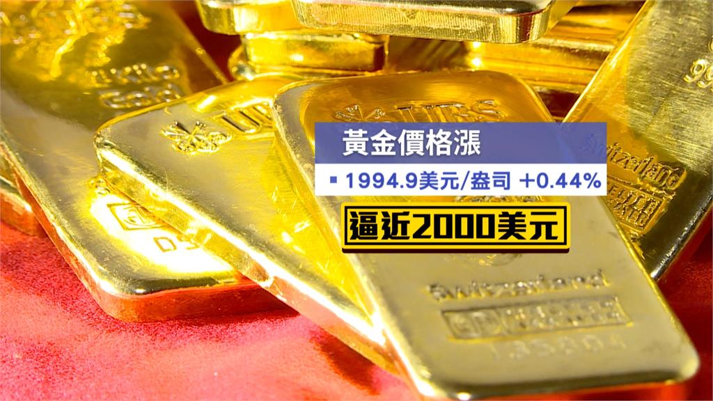 以巴衝突釀金價高漲 週四每盎司價格直逼2千美元大關
