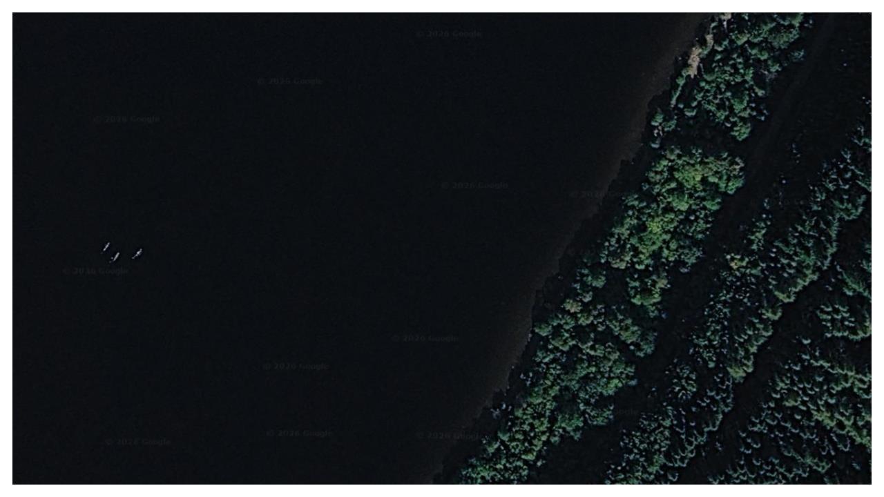 尼斯湖水怪？Google Earth放大驚見「3神秘物體」　她興奮喊：是尼斯一家