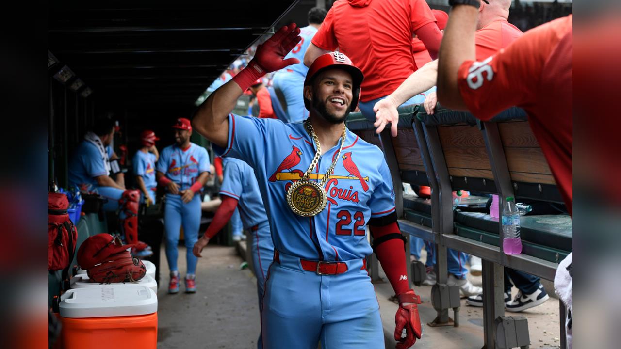 MLB(影)／借別人的釘鞋締造生涯前3打席連3轟紀錄！紅雀菜鳥不打算還鞋了