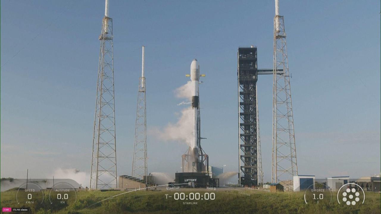 第23次起飛　SpaceX獵鷹9號升空　發射28顆星鏈衛星