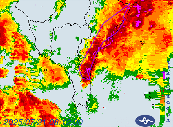 快新聞/大雷雨狂炸! 氣象署籲「這2地」慎防劇烈降雨