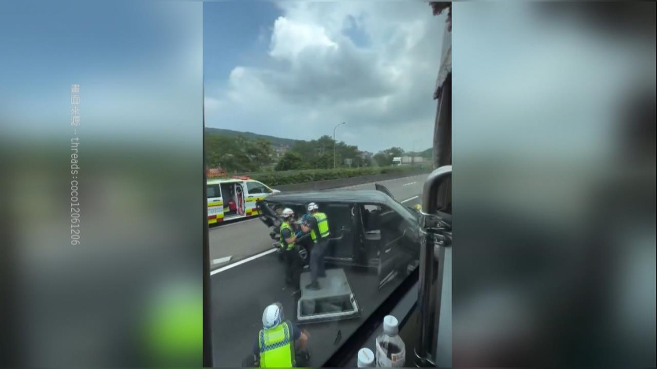 國1三義段車禍3死3傷　疑電動車開輔駕二次追撞釀禍