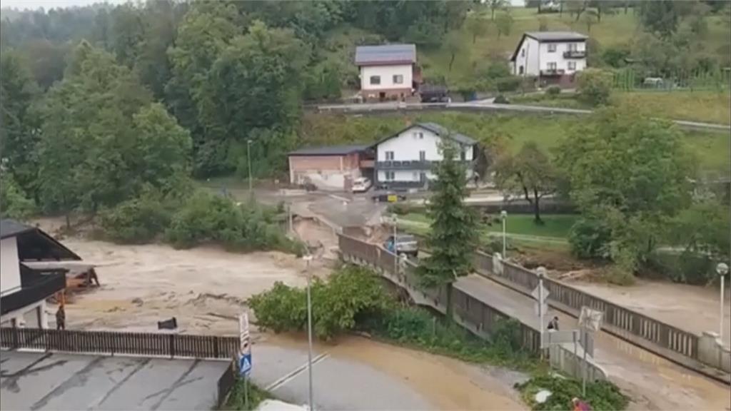 斯洛維尼亞破紀錄豪雨　災情慘重至少3人喪命