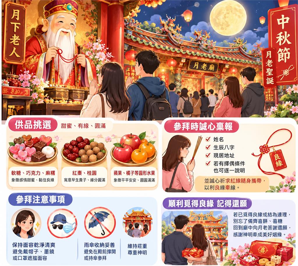 迎月老誕辰！求姻緣掌握良機 拜這供品最靈驗