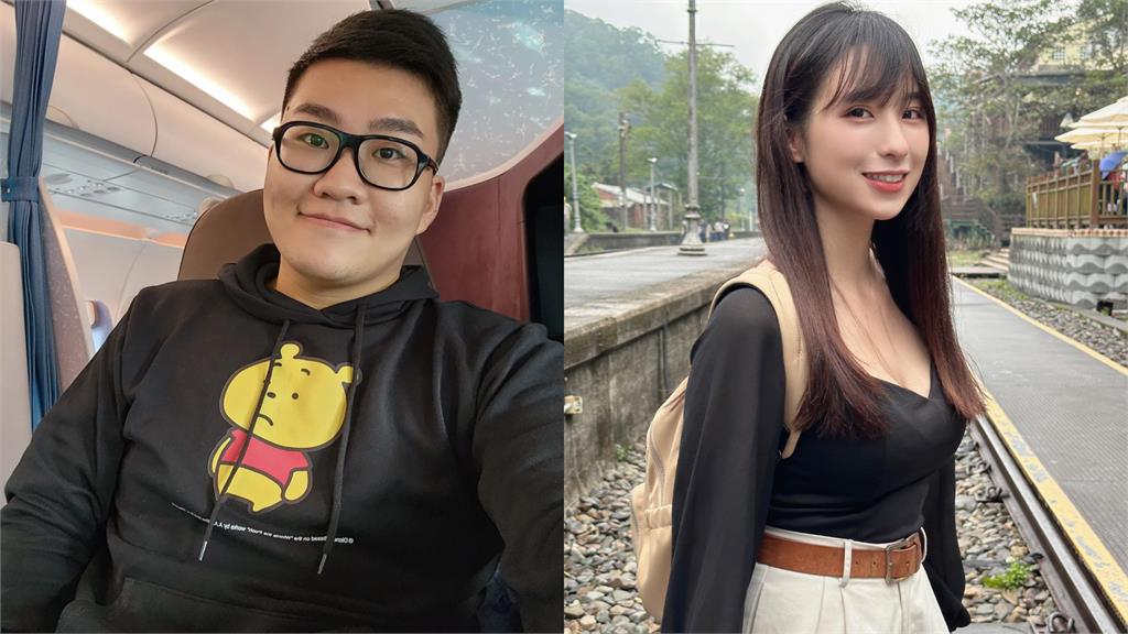 大碗滿足!正妹和Joeman吃麵洩「深邃線條」 起底是師大高材生