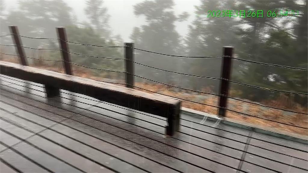 玉山氣象站清晨降雪80年最晚　清明節新一波鋒面到　南部水情有望解渴