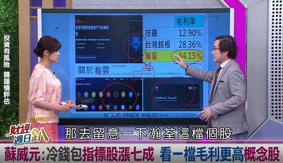 週日趴(影)／蘇威元：川普投顧看多比特幣 冷錢包概念股成投資機會