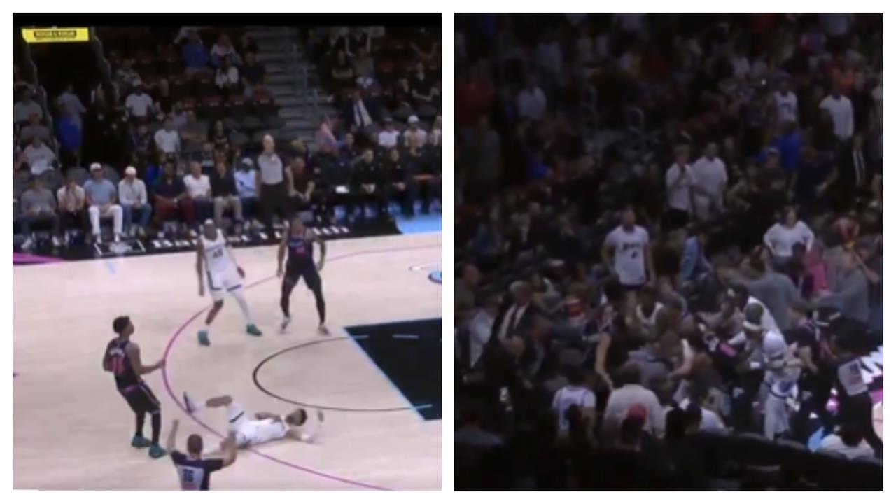 NBA(影)/熱火灰熊上演「單挑」大場面懲處出爐!聯盟大動作開罰「破百萬」