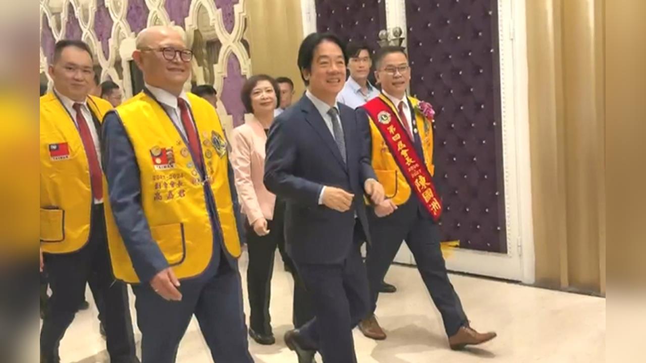 賴總統一個月四度現身台中　向獅子會大力推薦何欣純