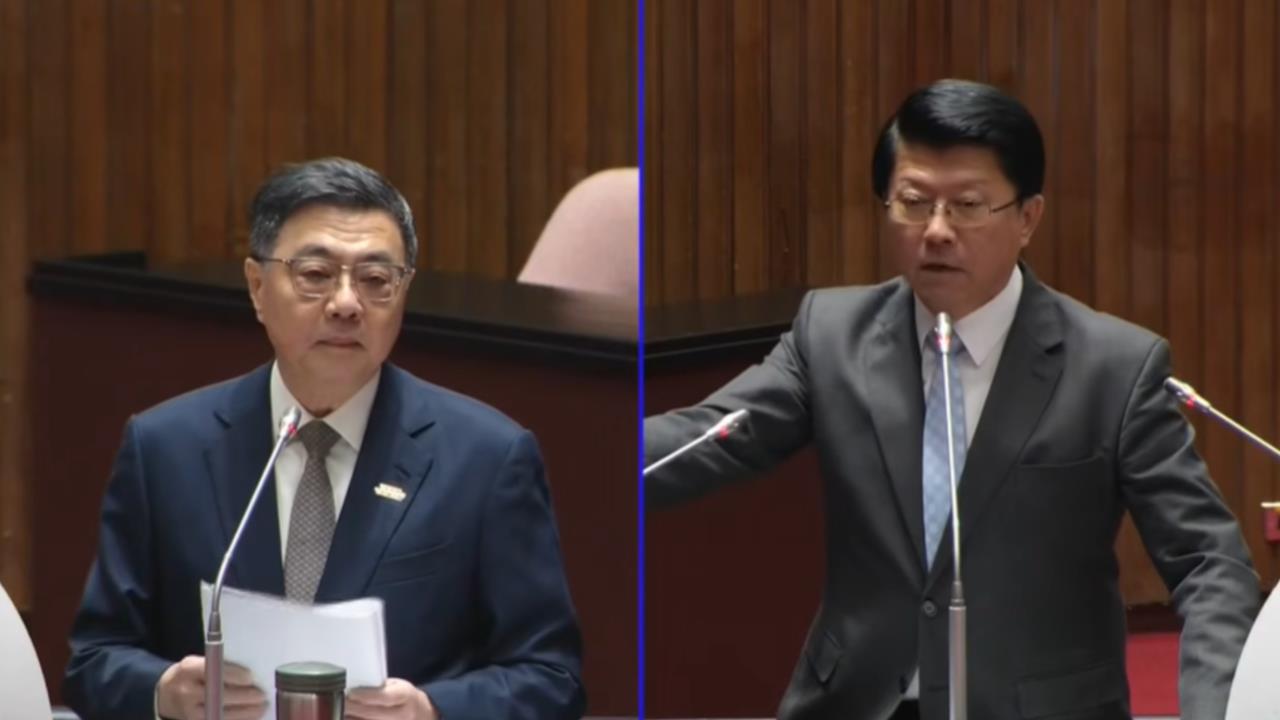 謝龍介跳針慘被卓榮泰狂電「下秒硬凹來比賽」！卓揆「伸手偷臭1句」網崩：被戳中笑點