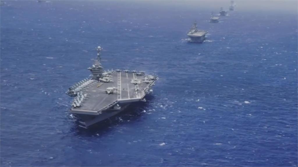 環太平洋軍演各型戰艦停泊珍珠港 陣容超豪華