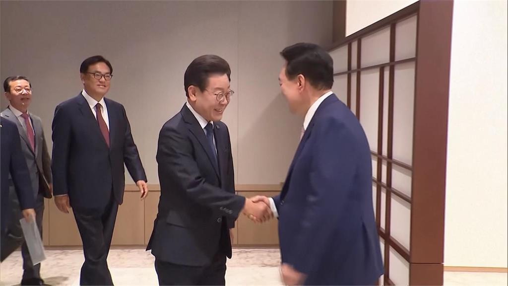 尹錫悅上任首度朝野協商　邀共同民主黨黨魁李在明商談