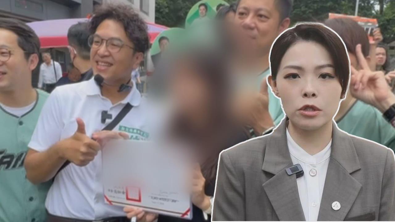 新竹高中生請沈伯洋簽名獎狀　「高虹安」名字慘被劃掉