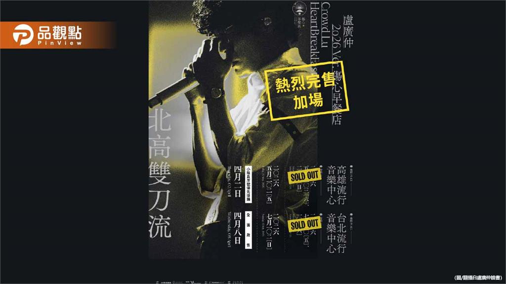 15萬人瘋搶！盧廣仲演唱會1分鐘秒殺 粉絲敲碗攻蛋