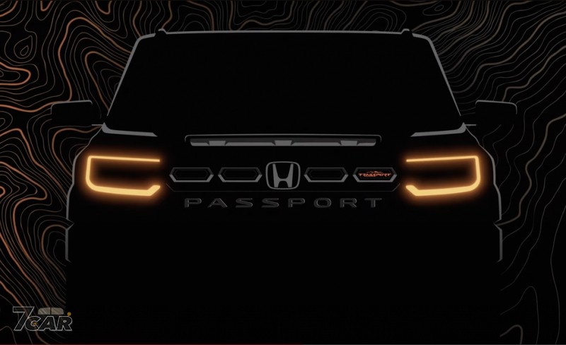導入專屬橘色日行燈　新一代 Honda Passport 預告登場