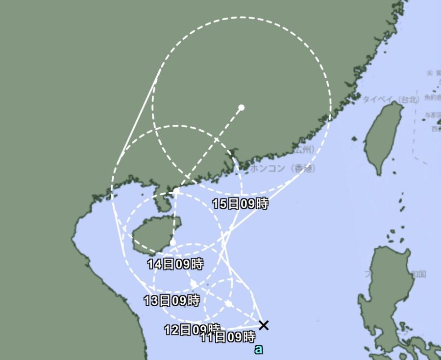 快訊／蝴蝶颱風最快明成形　南海壓力彈恐引爆極端雨炸台灣