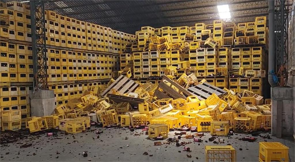 快新聞／數不清的酒瓶被摔碎！　花蓮酒廠估：地震造成1400萬台幣損失