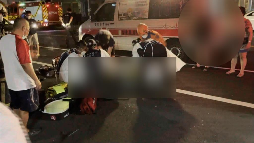台東2車路口相撞　轎車遭拖行衝進民宅駕駛命危