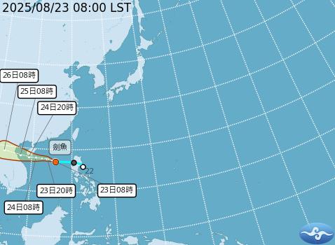 快新聞／劍魚颱風朝西前進「這天威力最強」　下週一雨區擴大