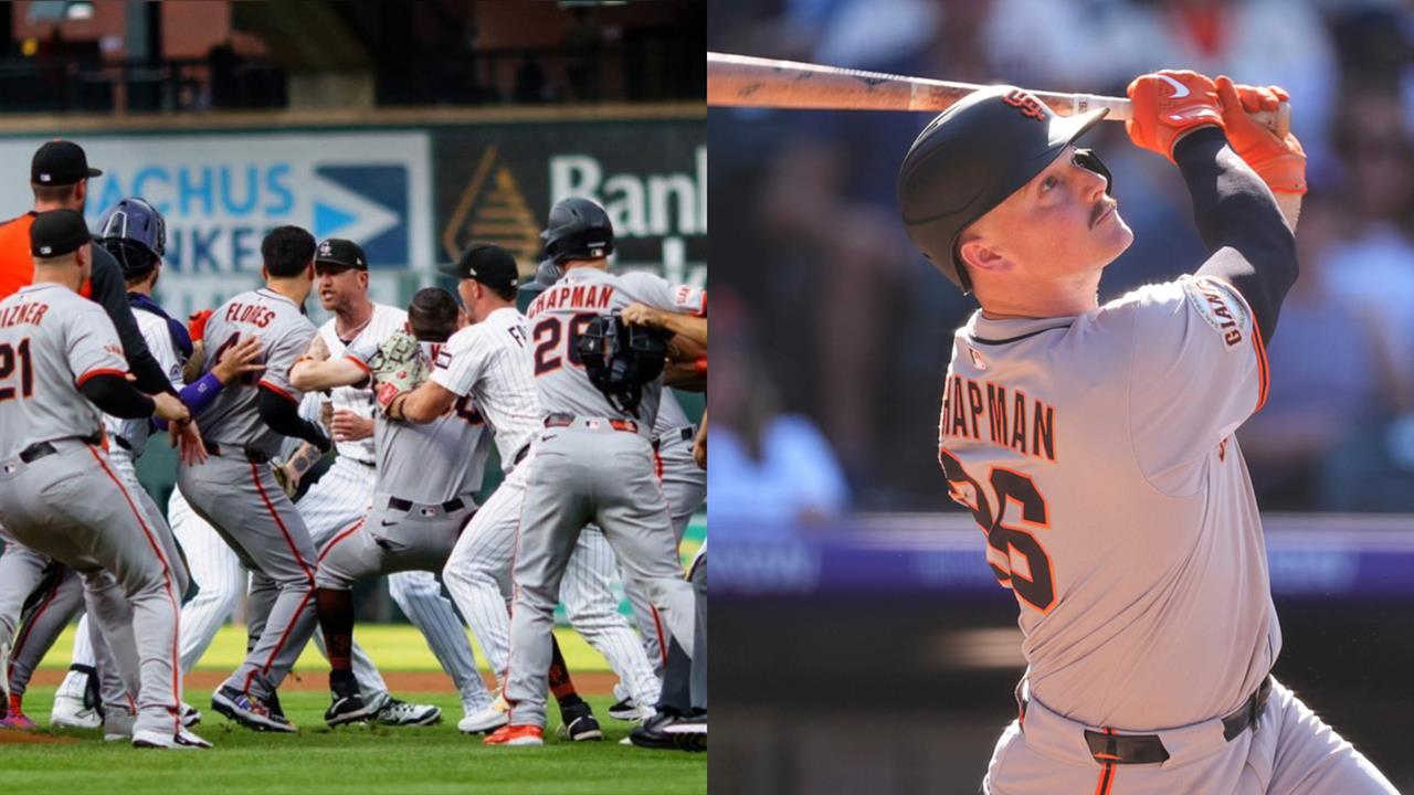 MLB(影)/前戰衝突!他不服拒絕禁賽 查普曼登場第一球炸「450英尺」核彈轟