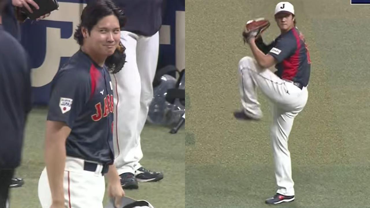 經典賽(影)/大谷翔平匯合日本隊!披16號戰袍「脫帽致意」沒架子 出賽確切時間曝