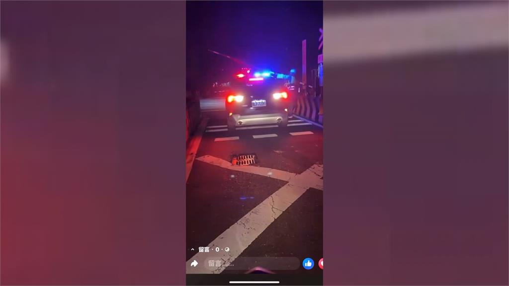警車闖平交道卡住？　警方公布行車記錄器還原過程
