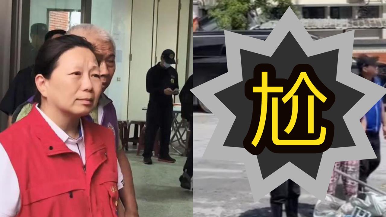 徐榛蔚「勘災擋怪手」縣府辯：救卡泥婦人！打臉片流出「轉頭、甩手」不演了