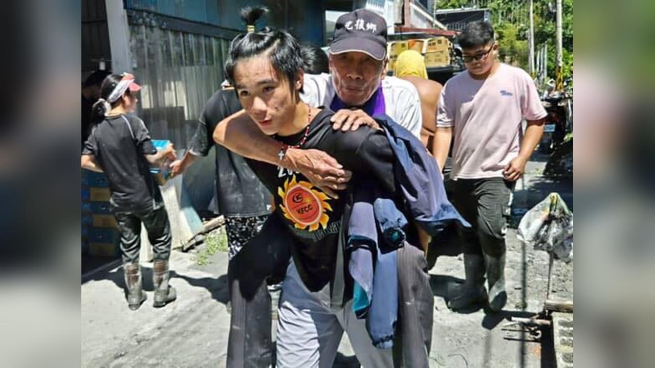 赴花蓮返鄉教育碰上溢流　基隆高中生自發留下救災