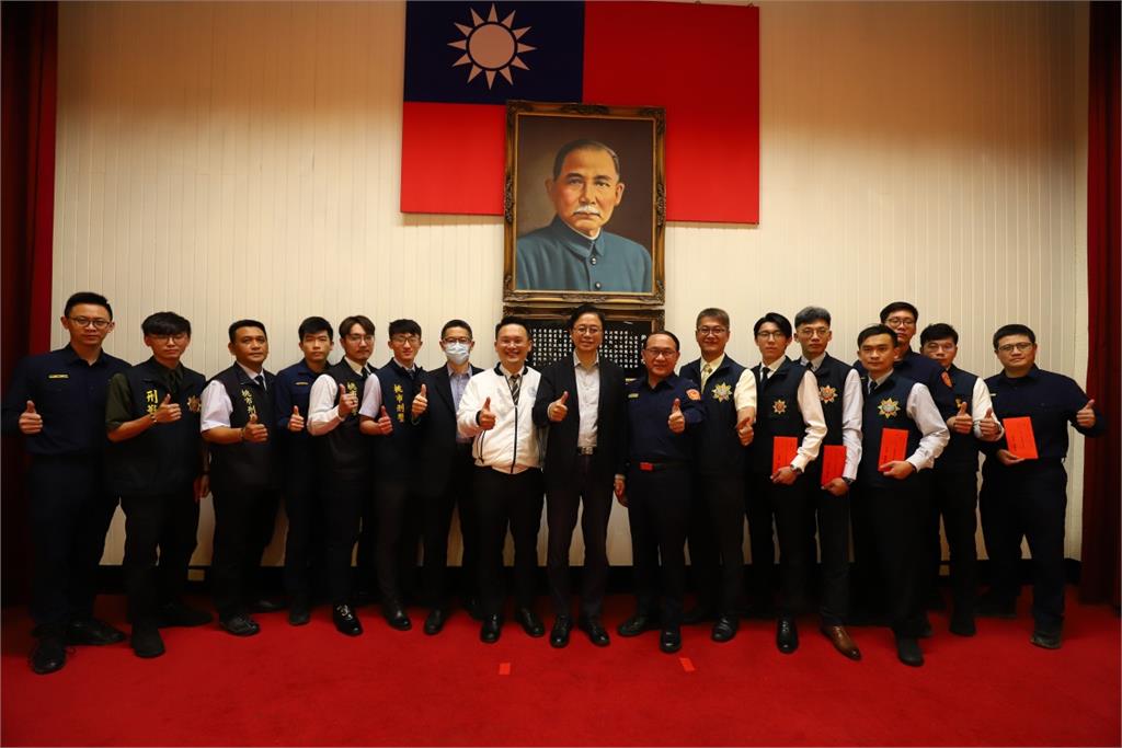 桃警打擊犯罪成績斐然　張善政肯定吳坤旭領導有方