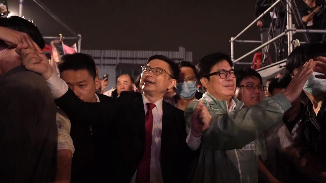 蔡英文.蕭美琴.謝長廷.陳其邁挺賴瑞隆 柯志恩找韓國瑜站台