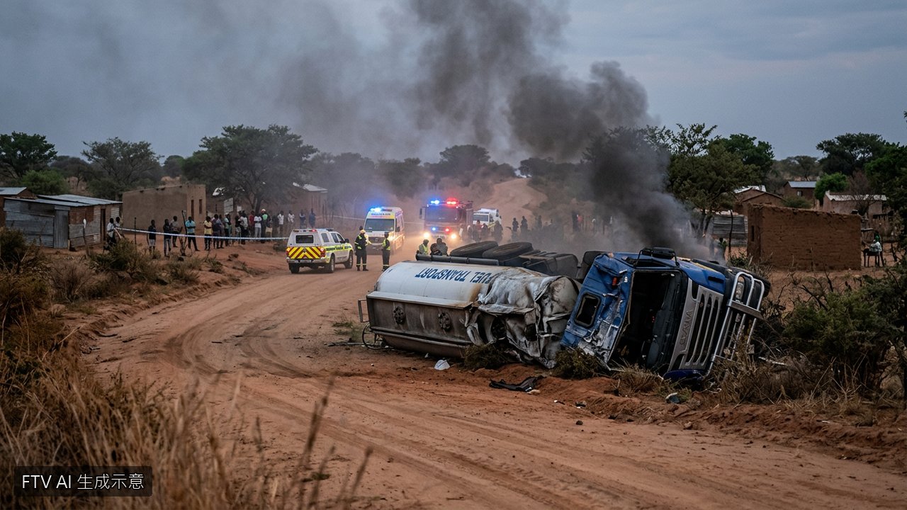 中非共和國油罐車翻覆　釀至少8死10人傷