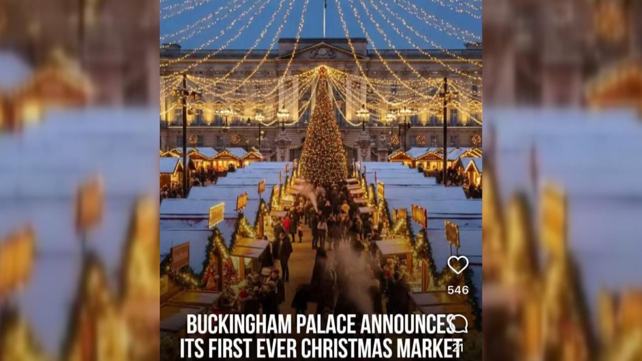 AI生成影像「以假亂真」民眾受騙　網傳白金漢宮耶誕市集「攏系假」